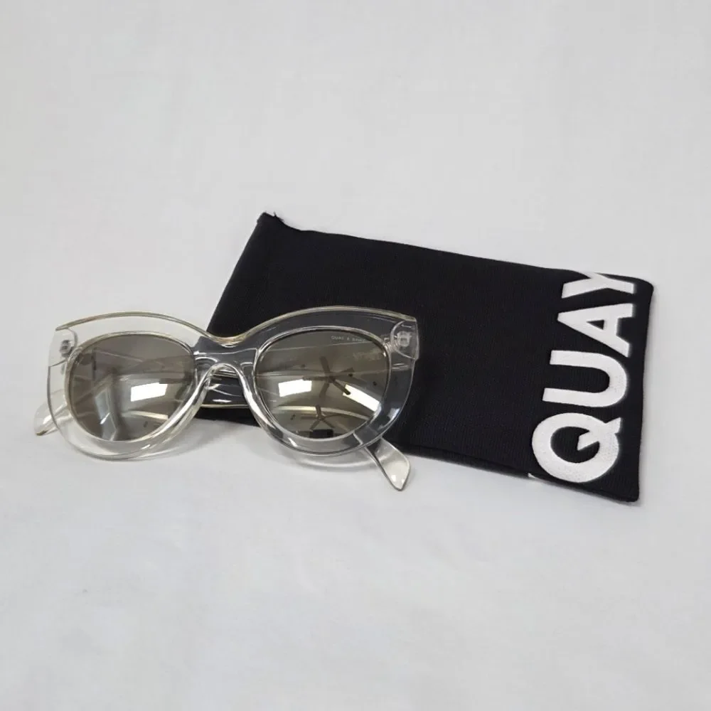 Quay X Shay Jinx Clear Mirrored Sunglasses